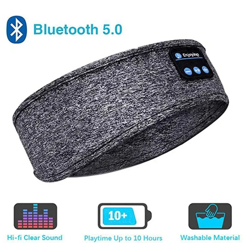 XIAOMI Wireless Bluetooth Headband Earphones Sports Headphones Elastic Headband Music Sleeping Eye Mask Bluetooth Headset